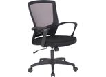 Sgabello Girevole Per Ufficio - Sgabello Per Ufficio - Comfort Ergonomico, Con Materiale A Rete Traspirante | Colore: Nero/Nero