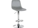 Sgabello Da Bar Moderno In Velluto - Sgabello - Sedile Girevole A 360° E Regolabile In Altezza