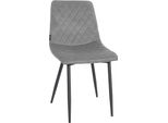 Sedia Da Pranzo In Velluto - Poltrona - Massimo Comfort, Eleganti Gambe In Metallo