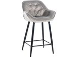 Sgabello Da Bar In Velluto - Sgabello Elegante - Eccezionale Comfort Di Seduta