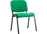 Confortevole Sedia Per Visitatori, Sedia Da Reception, Design Impilabile, Ideale Per Uffici E Conferenze. Colore: Verde