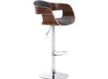Sgabello Di Design - Sgabello - Seduta Ergonomica, Girevole E Regolabile A 360° | Colore: Noce/Grigio Scuro