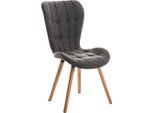 Sedia Da Pranzo - Sedia Da Cucina - Elevato Comfort Di Seduta, Facile Da Mantenere | Colore: Grigio Chiaro