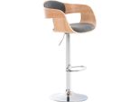 Sgabello Di Design - Sgabello - Seduta Ergonomica, Girevole E Regolabile A 360° | Colore: Naturale/Grigio Chiaro