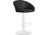 Sgabello Da Bar In Pelle Finta, Sgabello Da Bar, Seduta Confortevole E Regolabile In Altezza - Girevole A 360°