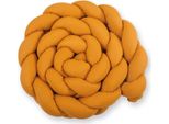 Nido Per Culla, Tessuto Bedomrander Xxl, Extra Morbido E Traspirante - 100 % Cotone - Giallo Miele