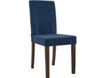 Sedia Da Pranzo In Corda - Sedia In Corda - Extra Confortevole - Robusta Struttura In Legno - Blu
