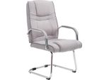 Sedia A Dondolo Moderna Ed Ergonomica - Sedia Per Visitatori - Sicurezza Fino A 180 Kg | Colore: Grigio