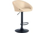 Sgabello Da Bar In Pelle Finta - Elegante Stile Poltrona - Girevole A 360° E Regolabile In Altezza