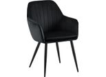 Sedia Da Pranzo In Velluto - Sedia Da Pranzo In Velluto - Massimo Comfort E Aspetto Elegante