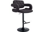 Sgabello Da Bar Regolabile In Altezza - Sgabello - Comfort | Colore: Nero | Colore Base: Nero