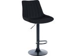 Sgabello Da Bar Moderno - Sgabello In Tessuto - Fantastico Comfort Di Seduta | Colore: Nero | Colore Base: Nero