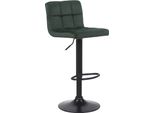 Sgabello Moderno - Sgabello Da Bar - Design Ergonomico, Rivestimento In Velluto | Colore: Verde