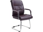 Sedia Per Visitatori - Sedia Per Ospiti - Design Confortevole E Seduta Ergonomica | Colore: Marrone