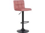 Sgabello Moderno - Sgabello Da Bar - Design Ergonomico, Rivestimento In Velluto | Colore: Rosa