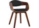 Sedia Per Visitatori Moderna - Sedia Per Ospiti - Design Confortevole E Di Facile Manutenzione | Colore: Noce/Nero