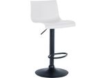 Sgabello Da Bar Moderno - Altezza Seduta Di Tendenza - Girevole E Regolabile A 360° | Colore: Bianco | Materiale: Plastica