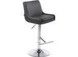 Sgabello Da Bar In Pelle Finta - Seduta Elegante - Design Regolabile In Altezza E Girevole