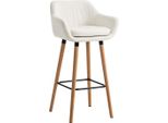 Comodo Sgabello Da Bar - Sgabello - Schienale Ergonomico, Stile Poltrona Elegante