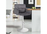 Set Di 2 Sgabelli Da Bar - Sedie In Velluto - Regolabili In Altezza E Girevoli A 360° Per Un Maggiore Comfort