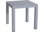 Tavolino - Elegante - Resistente Agli Agenti Atmosferici - Materiale Di Alta Qualità. Colore: Grigio