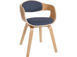 Sedia Per Visitatori Moderna - Sedia Per Ospiti - Design Confortevole E Di Facile Manutenzione | Colore: Naturale/Blu