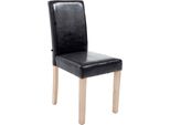Elegante Sedia Da Pranzo - Sedia - Confortevole Sedia In Pelle Finta, Struttura In Legno