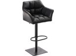 Sgabello Da Bar Moderno - Sedia Elegante - Girevole E Regolabile A 360° | Colore: Nero | Colore Base: Nero