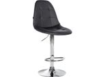 Sgabello Da Bar In Pelle Finta - Sedia Elegante - Regolabile In Altezza E Girevole A 360 Gradi