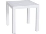 Tavolino - Elegante - Resistente Agli Agenti Atmosferici - Materiale Di Alta Qualità. Colore: Bianco