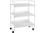 Carrello Multifunzione - Carrello Portaoggetti - Ruote Mobili, Capacità Di Carico 60 Kg | Colore: Bianco