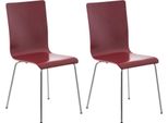 Set Di 2 Pezzi Sedia Per Visitatori - Sedia Per Riunioni - Design Ergonomico, Seduta Confortevole Per Ore, Colore: Rosso
