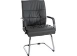 Sedia Per Visitatori - Sedia Per Ospiti - Design Confortevole E Seduta Ergonomica | Colore: Grigio