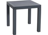 Tavolino - Elegante - Resistente Agli Agenti Atmosferici - Materiale Di Alta Qualità: Grigio Scuro