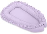 Nido Per Bebè, Bozzolo, Oeko Tex Sicuro In Cotone-Belfurn Baby Lilla Con Fronzoli