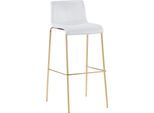 Sgabello Da Bar In Velluto - Sgabello Alto - Elegante Supporto Color Oro Ed Elevato Comfort Di Seduta