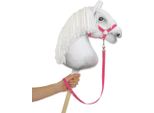 Cordino Per Cavallo Da Tiro - Corda Per Cavezza - Nylon Robusto E Repellente Allo Sporco, Rosa Scuro