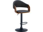 Sgabello Da Bar, Sedia In Pelle Finta - Regolabile In Altezza, Girevole A 360°, Confortevole