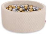 Laghetto Con Palline Per Bambini - Piscina Da Gioco - Copertura Morbida In Viscosa, Favorisce Lo Sviluppo