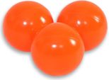 Palline Di Plastica - Palline Da Gioco - Adatte Ai Bambini E Certificate Ce - 50 Pezzi - Arancione