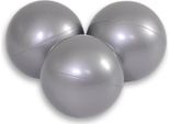 Palline Di Plastica - Palline Da Gioco - Sicure, Flessibili E Senza Muffa - Set Di 50 - Argento