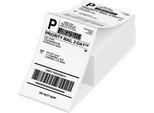 Phomemo 4X6 Etichette Termiche Per Spedizioni Per Stampanti Termiche 4X6, Carta Adesiva Resistente Per Etichette, Confezione Da 500 Etichette Termiche Dirette (Bianco)