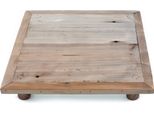 1.05 Sgabello Per Fiori Quadrato Classico - Circa 30 X 30 Cm - Sgabello Per Piante Con Piedi (Medio)