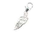 Charm-EinhäNger Jobo "Charm FlüGel", Silber 925, Charms, Damen, Silber 925 (Sterlingsilber), 925 Silber