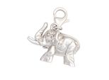 Charm-EinhäNger Jobo "Charm Elefant", Silber 925, Charms, Damen, Silber 925 (Sterlingsilber), 925 Silber Rhodiniert