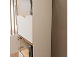 Vicco Credenza Marelle, 60 X 169.5 Cm Con 4 Scomparti, Bianco/Artisan