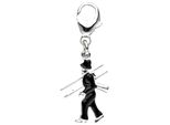 Charm-EinhäNger Jobo "Charm Schornsteinfeger", Silber 925, Charms, Damen, Silber 925 (Sterlingsilber), 925 Silber Rhodiniert