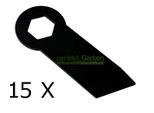 Lama 15 X 10,1 Cm Per Verticalizzatore Fuxtec FX-BV240 / FX-BV240ECO