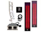 Set Riscaldatore A Infrarossi 1X Infrarotmed Max© 500W + 1X 750W + Icona 2 Touch+ 1X Schienale Halu Per. Costruzione Di Una Cabina A Raggi Infrarossi, Sauna A Spettro Completo