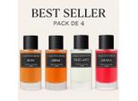 Collection PrivéE Bois Intense 50Ml Eau De Parfum+Aisha 50Ml +Vaillant 50Ml+ Baccara 50Ml, 4-Flaschen-Kombipackung- Aprizo